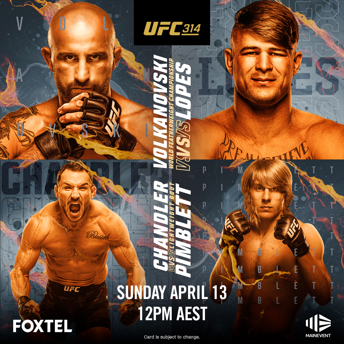 UFC Sundays 314